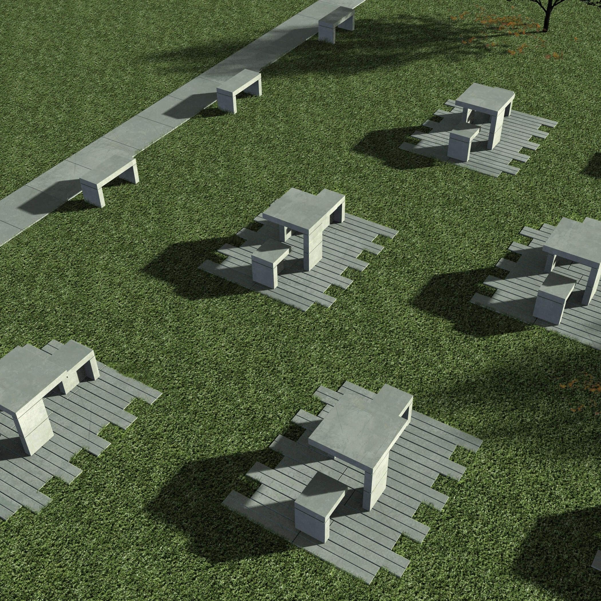 Bancos, mesas, bicicleteros, y mobiliario para espacios públicos y privados.